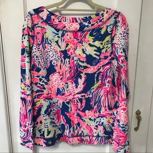 NWOT Lilly Pulitzer Jojo Boatneck Top